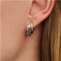 Orecchini Ti Sento Milano Donna in Argento Cubic Zirconia 78068ZI - 78068ZI